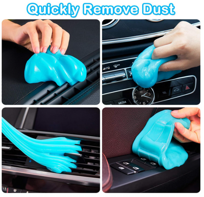 PULIDIKI Car Cleaning Gel Clean Putty Car Interior Cleaner Slime Auto Detail Tools Kit Supplies Car Accessories Christmas Stocking Stuffers Gifts for Men Women White Elephant Gifts Adults Teens